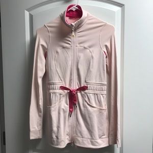 Lululemon pink full zip jacket